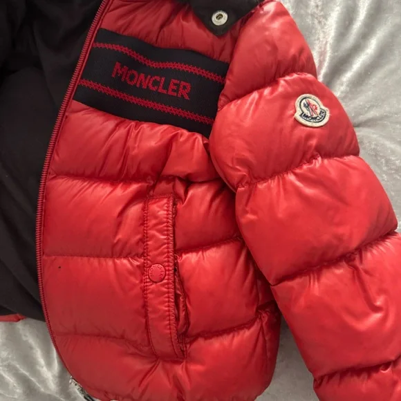 Moncler Red and Blue.